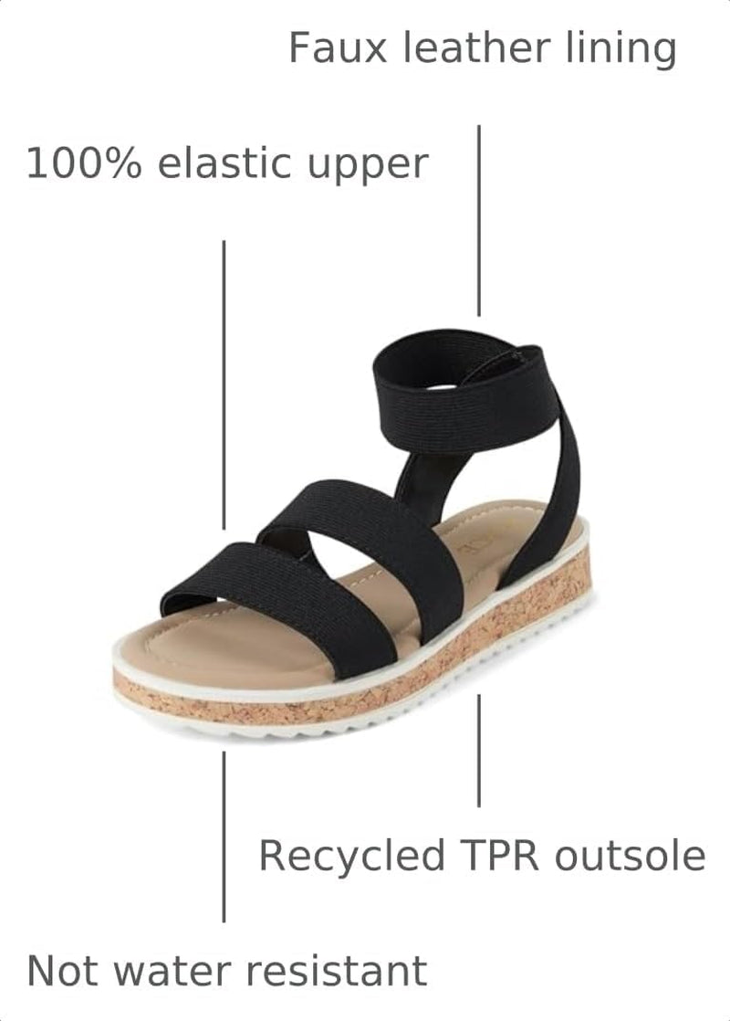 Girls' Girls' Elastic Band Sandals