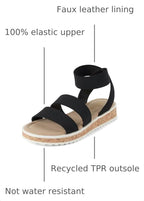Girls' Girls' Elastic Band Sandals