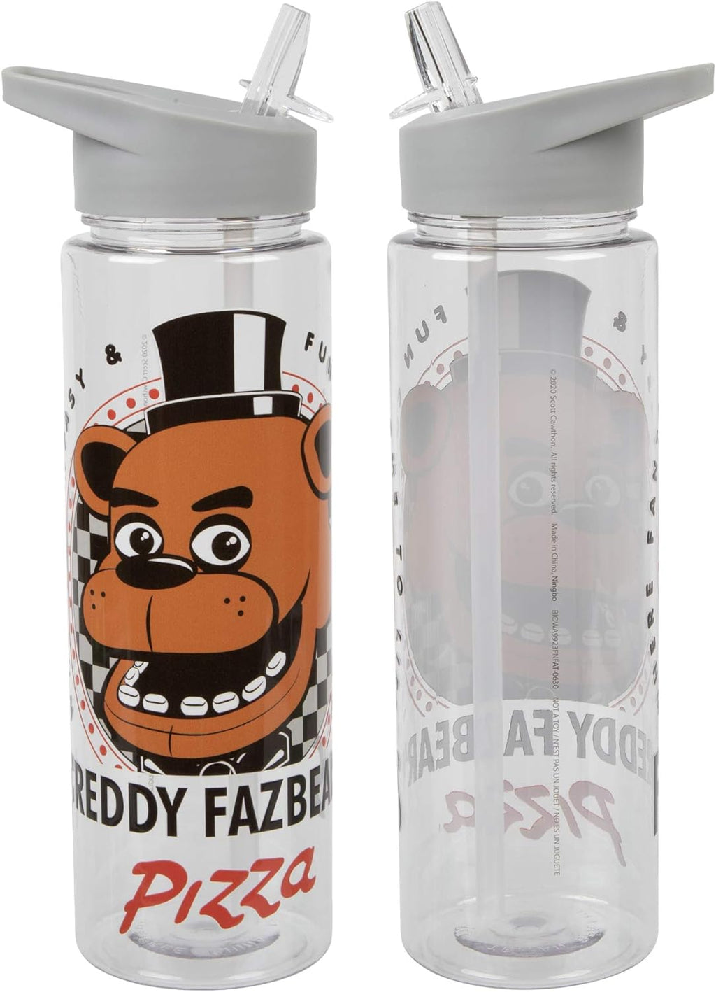 Five Nights at Freddy'S Pizza UV 24 Oz Tritan Water Bottle