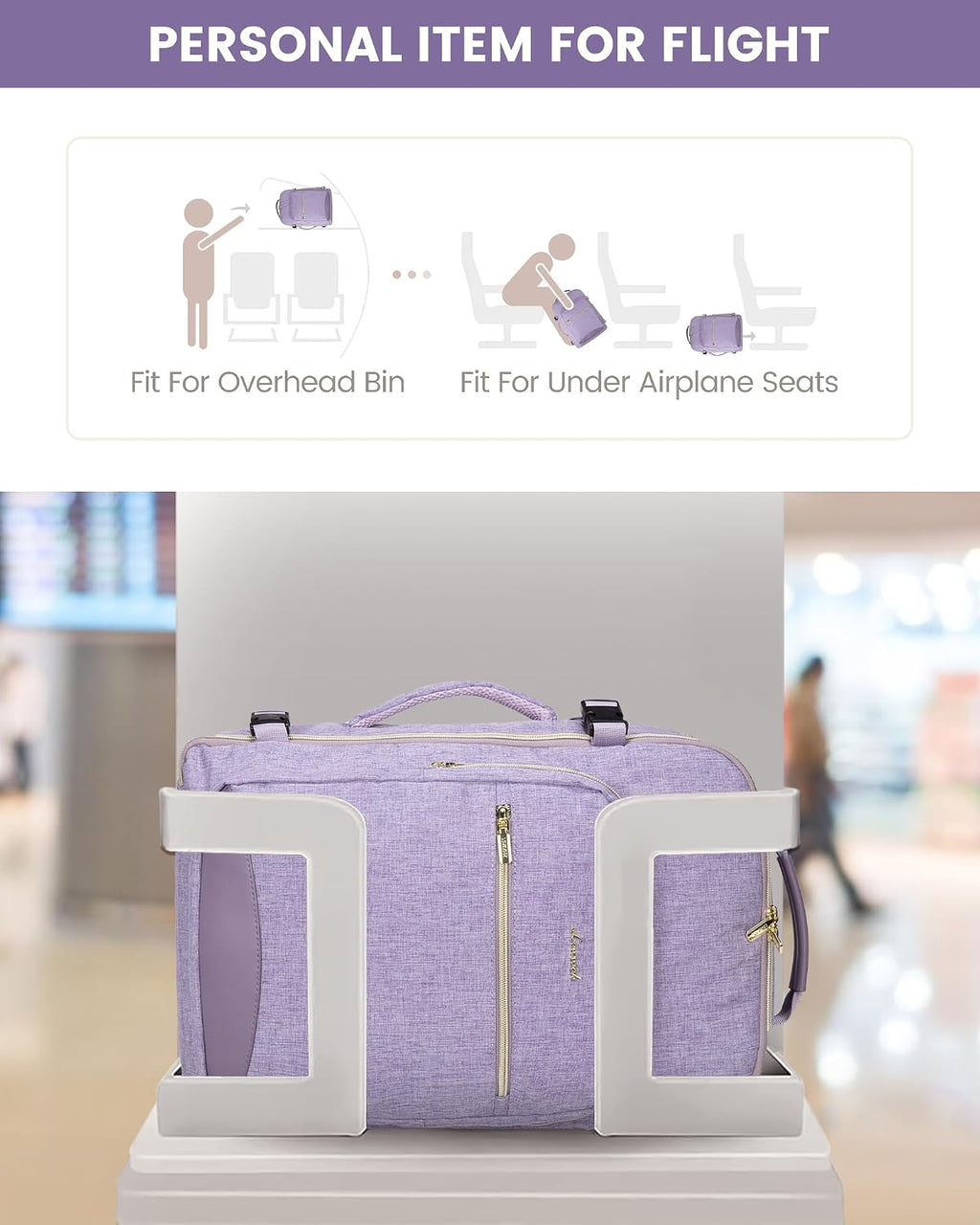 40L Travel Backpack Flight Approved Carry on Backpack,3 Packing Cubes,Waterproof Personal Item Travel Bag,Tsa Carry on Luggage Suitcase Travel Essentials,Gifts for Women & Men,Fits 17" Laptop