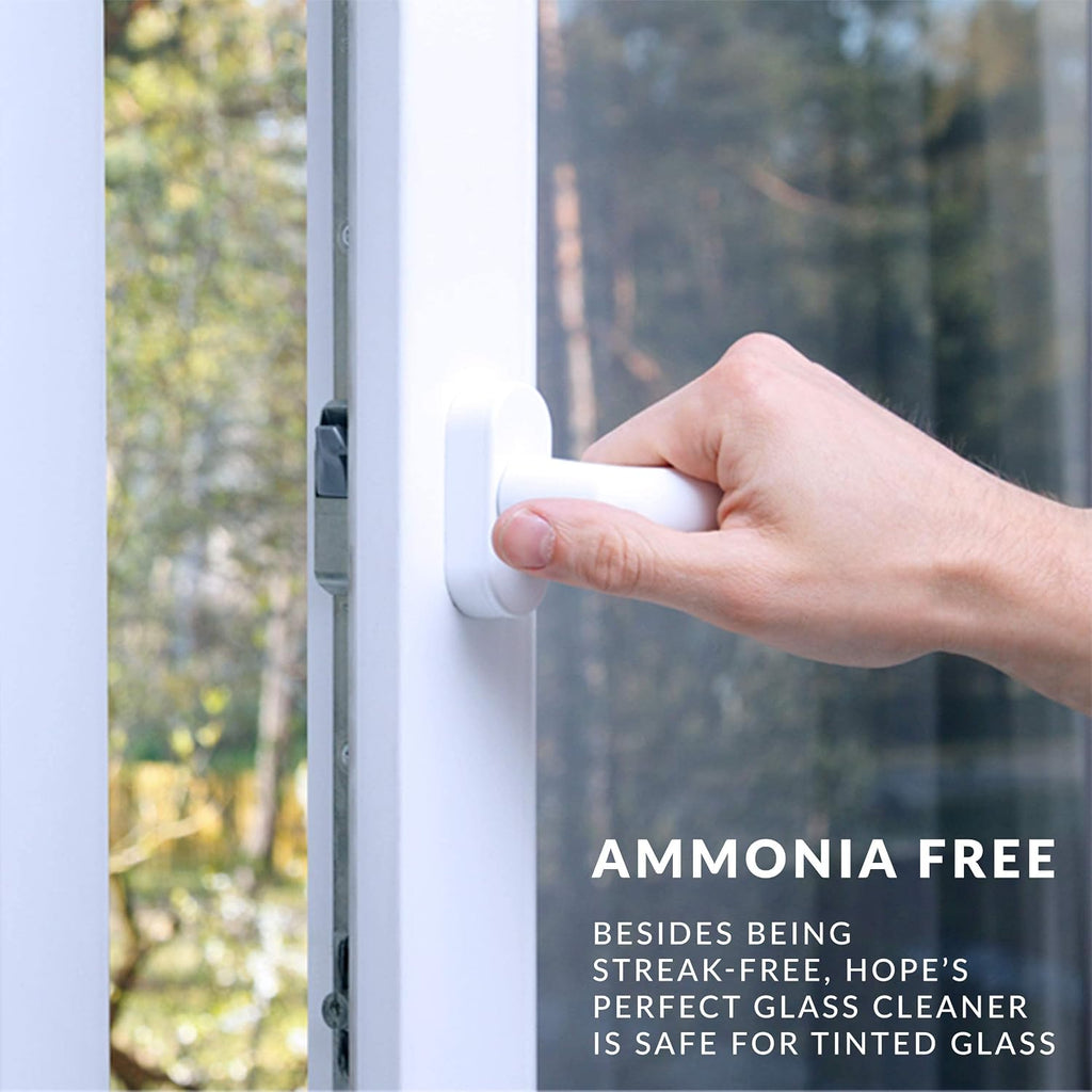 Perfect Glass Cleaner Spray, Streak-Free, Ammonia-Free Window, Mirror, Screen, Tinted Glass, and Shower Door Cleaner, Indoor and Outdoor Glass Surfaces, 32 Fl Oz, Pack of 6