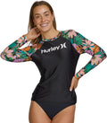 Women'S Long Sleeve Rash Guard, UPF 50+ Sun Protection Swim Shirt | UPF 50+ Sun & UV Protection, Quick-Dry Fabric, Flattering Silhouette, Full Range of Motion, SPF Sun Shirt