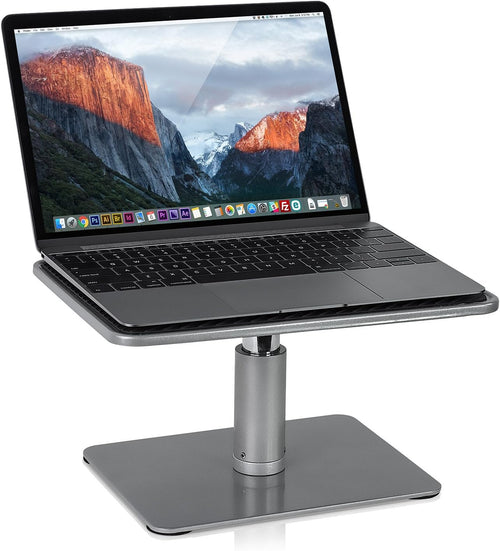 Adjustable Height Laptop Stand for Macbook Pro, Ergonomic Desk Riser for 11-15 Inch Laptops and 24-32 Inch Monitors