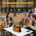 Hand Crank Emergency Radio 10000Mah Weather Radio with AM/FM/NOAA, Orange | Emergency Weather Radio with Solar Prower SOS Phone Charging LED Flashlight, Survival Gear for Outdoor Home Emergencies Kits