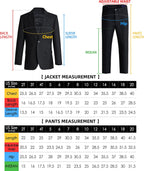 Boys Formal Suit Set 5 Pieces Slim Fit Ring Bearer Outfit