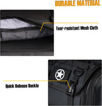 Motorcycle Travel Luggage Bags, Expandable Rear Tail Saddle Bag | 40L Storage Capacity, Helmet Bag, with Straps, Motorbike