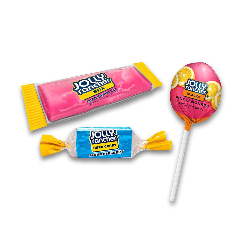 Assorted Fruit Flavored Candy Bulk Bag, 42.01 Oz | Large Bag of Individually Wrapped Hard Candy Lollipops and Sticks, Fruit Flavors for Parties, Work, and Snacks.