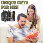Gifts for Men Fathers Day Dad Husband Boyfriend Him, Survival Kits, 14 in 1 Survival Gear Camping Essentials Cool Gadgets for Camping Hiking Wilderness Adventures and Disaster Preparedness