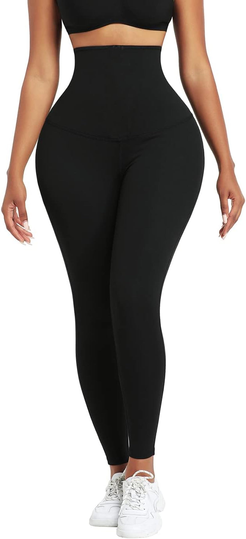 Sauna Sweat Pants Shorts Slimming Compression Workout Thermo Waist Trainer for Women Leggings Body Shaper Weight Loss