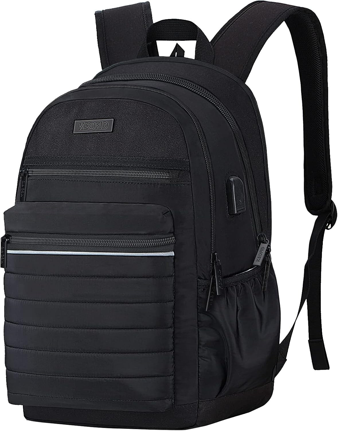 Casual Backpack for Women, Work Backpack for Women, Back Pack for School College, Carry-On Travel Backpacks, Anti-Theft Womens Backpacks, School Bookbag for Girls(Full Black)
