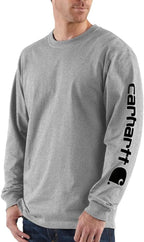 Men'S Dearborn Loose Long-Sleeve Logo T-Shirt Closeout