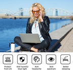Blue Light Blocking Glasses Gaming Computer Glasses Powerful Professional Screen Filter
