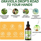 Graviola Leaf Extract, Organic Soursop Guanabana Leaves Liquid, 98% Absorption-1 Fl Oz