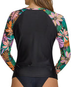 Women'S Long Sleeve Rash Guard, UPF 50+ Sun Protection Swim Shirt | UPF 50+ Sun & UV Protection, Quick-Dry Fabric, Flattering Silhouette, Full Range of Motion, SPF Sun Shirt