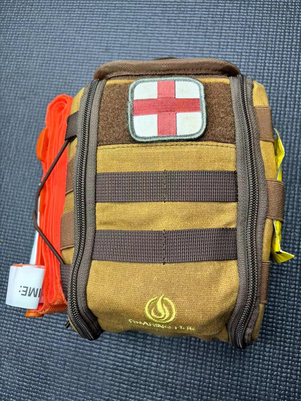 Dispatch IFAK Pouch MOLLE First Aid Bag with Quick-Pull Handle | with 10 External Tourniquet Slots, First Aid Kit Organizer for Outdoor, EDC, Camping,Survival Gear