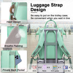 Lunch Backpack for Women,15.6 Inch Laptop Backpacks for Womens Back Pack, Travel Backpacks,Work Backpack for Women (Lightgreen)