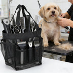 2 Pcs Dog Grooming Bag,Dog Travel Bag for Supplies,Pet Bathing Storage Tote for Cat Supply Organizer,Grooming Tools Kit Accessories