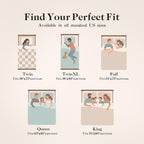 Memory Foam Mattress Topper Full | 4 Inch Cooling Dual Layer Mattress Topper, 2 Inch Gel Memory Foam, 2 Inch Soft Pillow Top Pad, Bedroom Essentials Mattresses Cover,With 1000 Pcs Air Holes