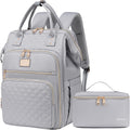 Lunch Backpack for Women,15.6 Inch Laptop Backpacks for Womens Back Pack, Travel Backpacks,Work Backpack for Women (Gray)