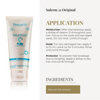 - Instant Hair Conditioner 21 Silk Protein - 200 Ml - Leave-In or Rinse-Out Conditioner - with Silk Proteins - Heat Protector and Hydrating