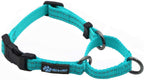 Nylon Martingale Collar - We Donate to a Dog Rescue for Every Collar Sold (X-Small, Teal)