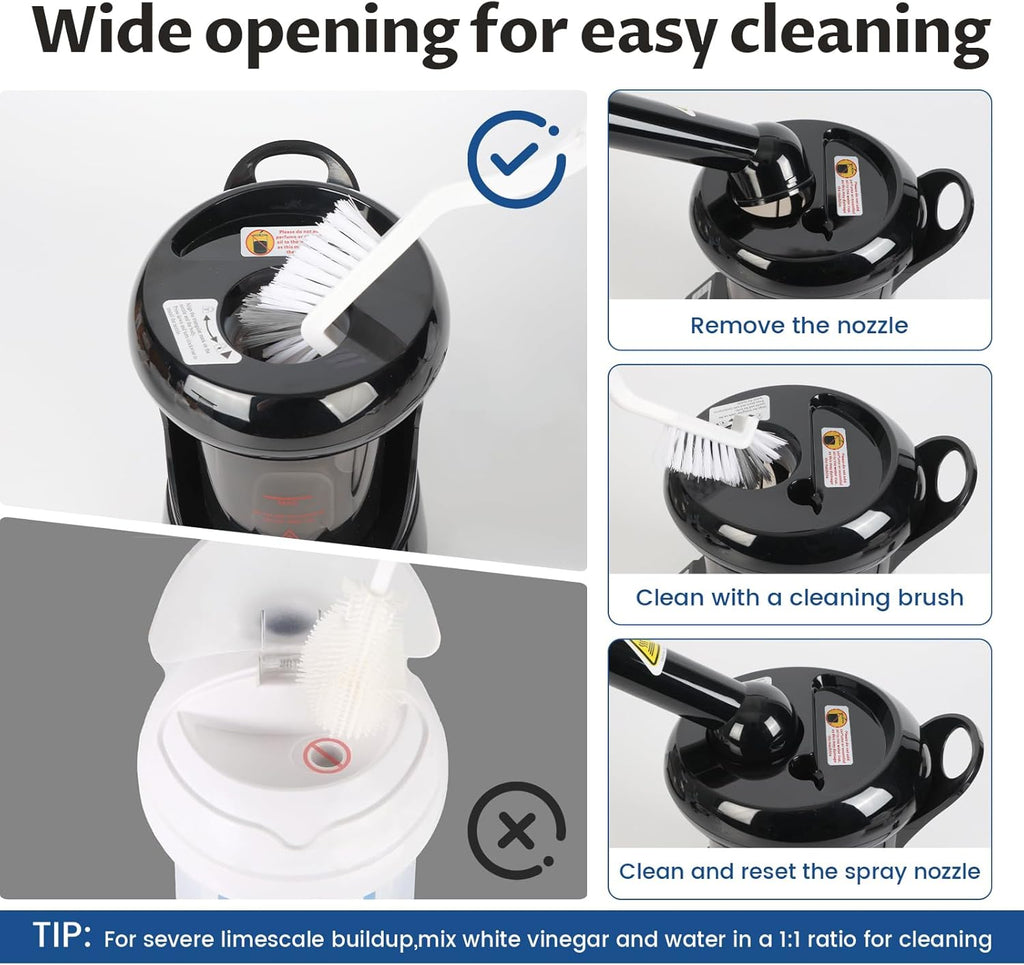 Hair Steamer, Hair and Face Steamer with Extendable Arm, Portable Tabletop Steamer, Ideal for Home Personal Care and Beauty Salon