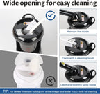 Hair Steamer, Hair and Face Steamer with Extendable Arm, Portable Tabletop Steamer, Ideal for Home Personal Care and Beauty Salon