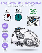 Sleep Headphones Bluetooth Wireless Headphones with Thin HD Stereo Speakers Perfect for Side Sleepers, Sport, Yoga, Travel
