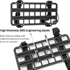 2 Pcs Vehicle Molle Panel Tactical Visor Organizer for Car Visor/Headrest/Seat Back, Gear Holder and Accessories Pouches for EDC Tools