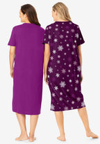 plus Size 2-Pack Long Sleepshirts