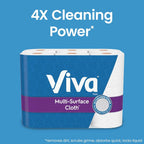 Multi-Surface Cloth Paper Towels, 12 Triple Rolls, 165 Sheets per Roll (2 Packs of 6)