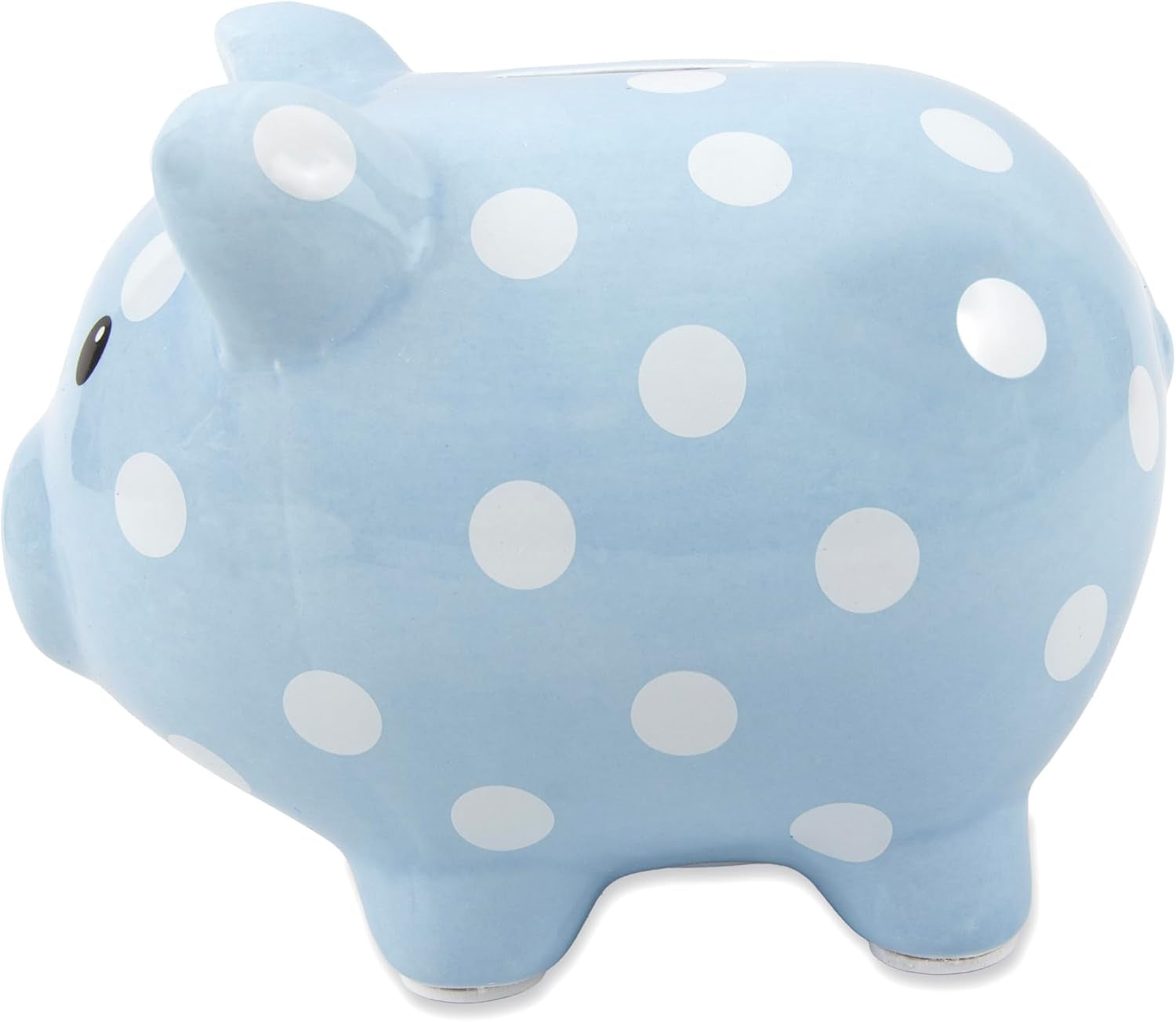 Large Ceramic Piggy Bank for Boys and Girls, Kids Money and Coin Bank, Perfect Baby Nursery Décor, Gift and Newborn Keepsake