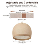 10 Pcs Wig Grip Band - Velvet Wig Grips | Adjustable Headband No Slip Edge Saver Stay Put for Women (Beige)