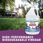 Industrial Strength 49% Vinegar – High-Performance Concentrated Cleaner for Home, Garden, Driveways & More – Biodegradable & Bleach-Free (Not for Food Use) - 1 Gallon (128 Oz)