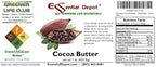 Cocoa Butter - Kosher - Raw - Unrefined - Natural Cocoa Scent - 1 Lb - Used in Creams, Lotions, Balms, Body Butters and Many Other Skin Care Products - Safety Sealed HDPE Container with Resealable Cap