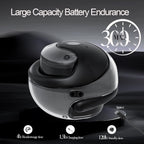 Open Ear Headphones Wireless Bluetooth 5.4, OWS Hanging Earphones Wireless Earbuds with Earhooks and Mic, IPX5 Waterproof, 48H Range, Out of Ear Earbuds for Sports Running Workout Driving(Black)
