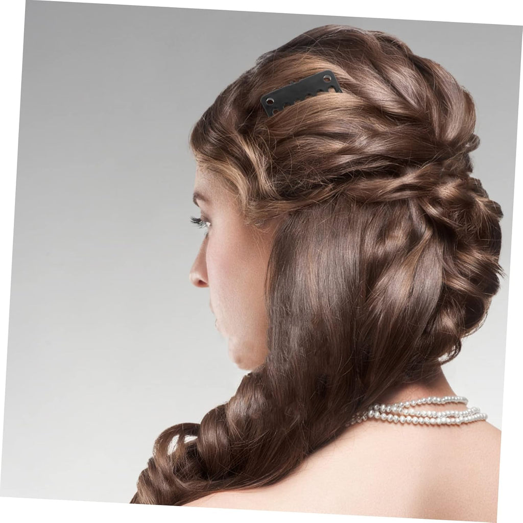 Wig Net Cap Clip Comb Plastic Hair Clips for Wigs 7-Tooth Secure Fixing Accessories with Wig Caps Clips for Comfortable Styling