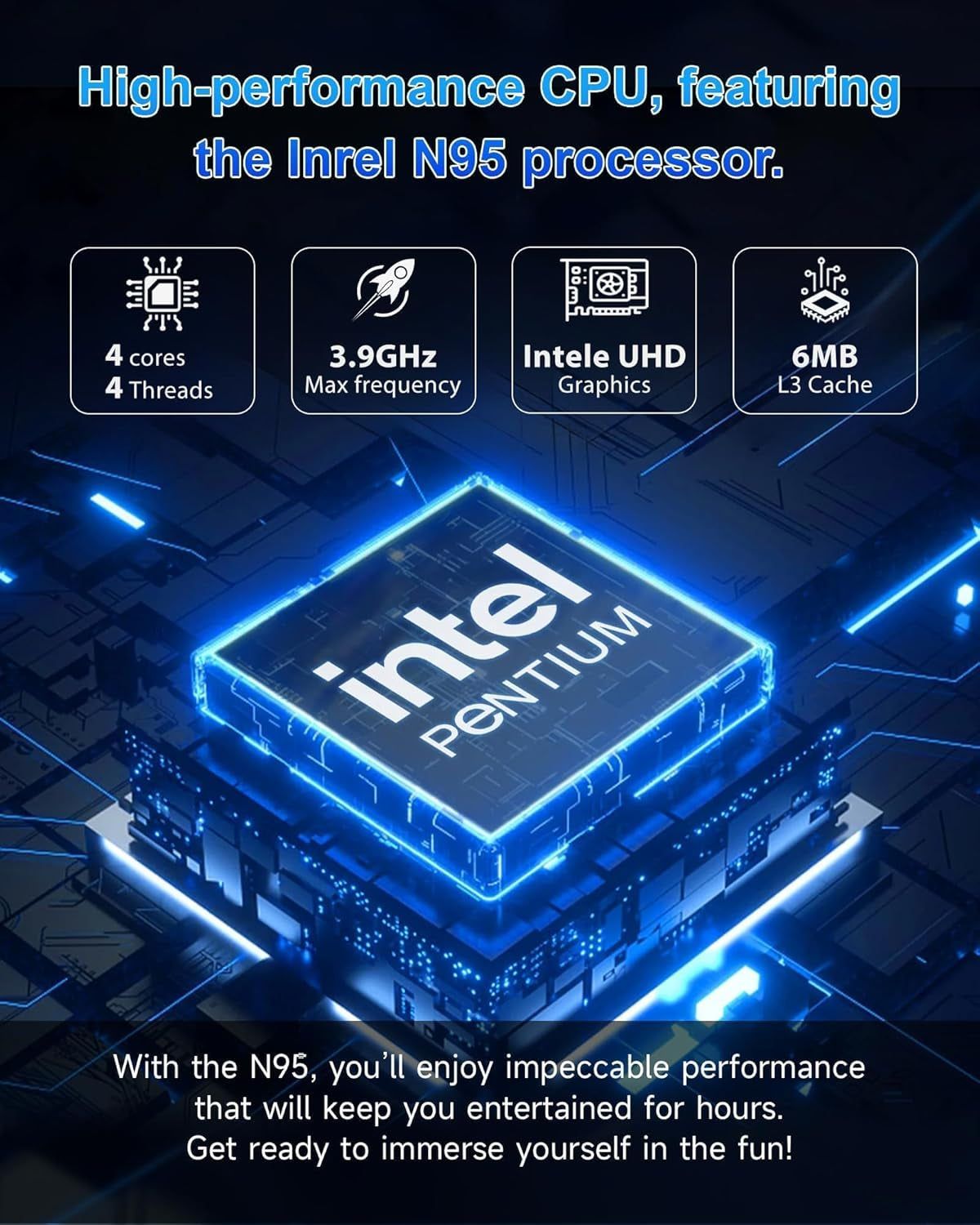 Laptop Computer, 15.6" FHD IPS Display, N95 Processor (Beat N5095), 12GB High-Speed DDR5 RAM 256GB SSD, Wifi 6 BT 5.3, Fingerprint , Backlit Keyboard, Lightweight Notebook for Business Student Office