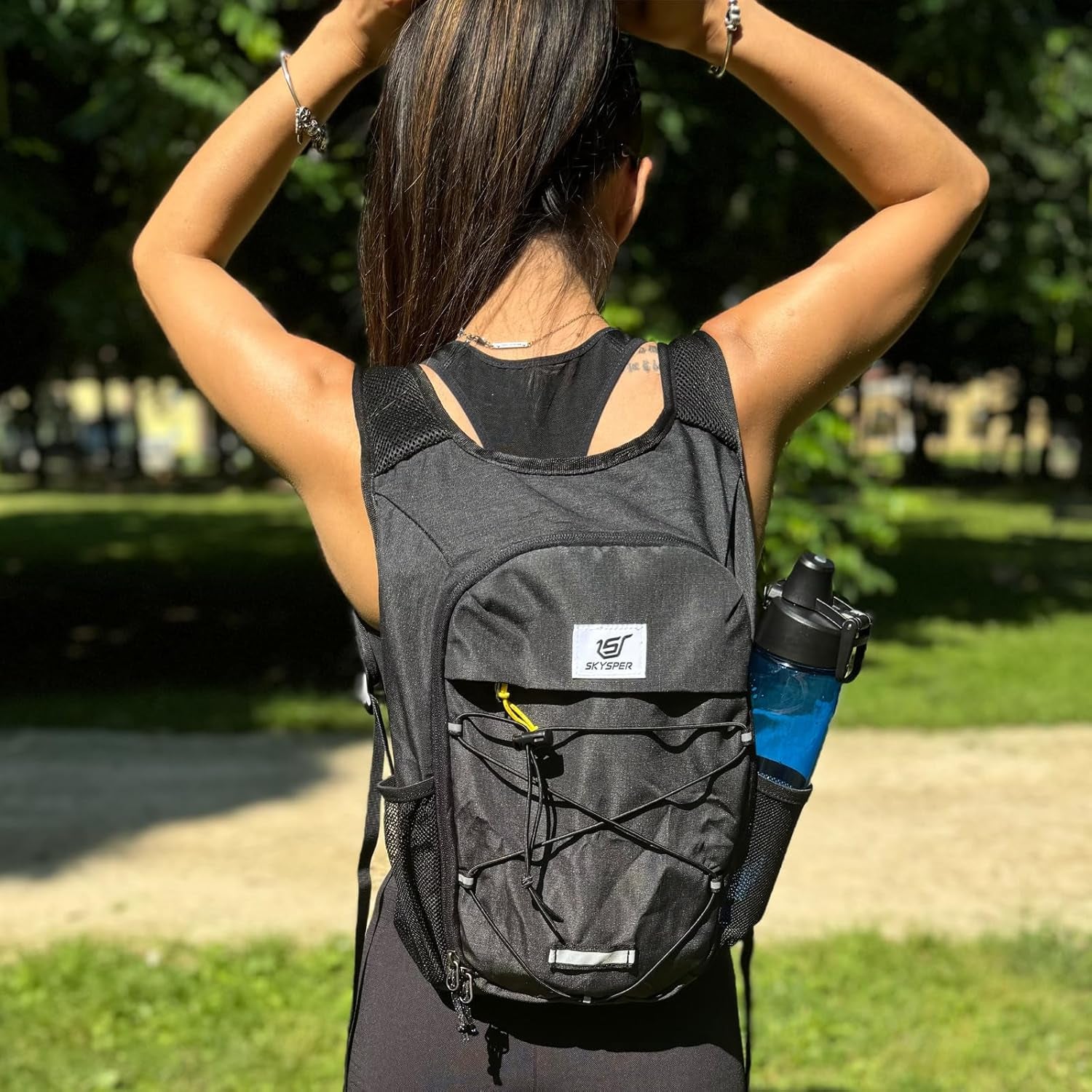 Foldable Hiking Backpack - 10L/15L Small Lightweight Daypack Breathable Travel Backpacks