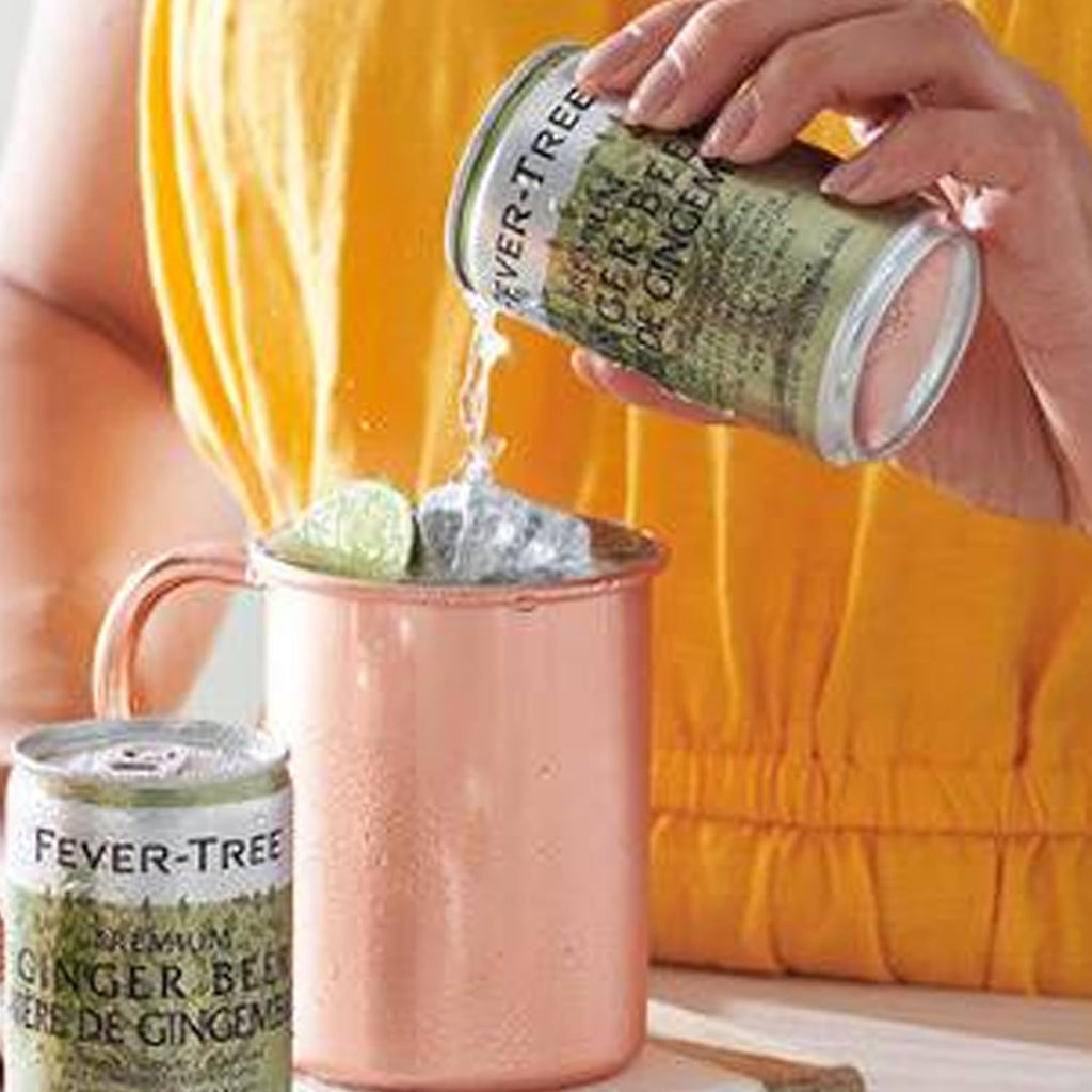 Fever Tree Premium Ginger Beer - Premium Quality Mixer and Soda - Refreshing Beverage for Cocktails & Mocktails 250Ml Bottle