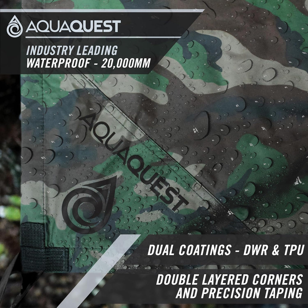 Defender Tarp – Heavy-Duty Waterproof (20,000 Mm) Seam-Taped Rain Fly for Camping, Bushcraft & Survival