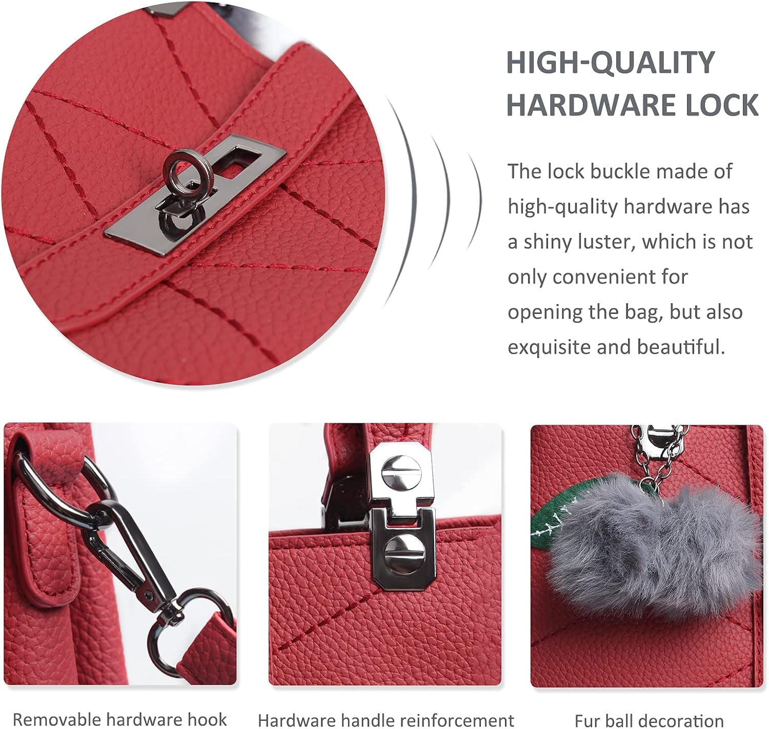 2026 Women Handbags Fashion Ladies Shoulder Handbags Tote Bag Top Handle Bag Waterproof PU Leather Bag