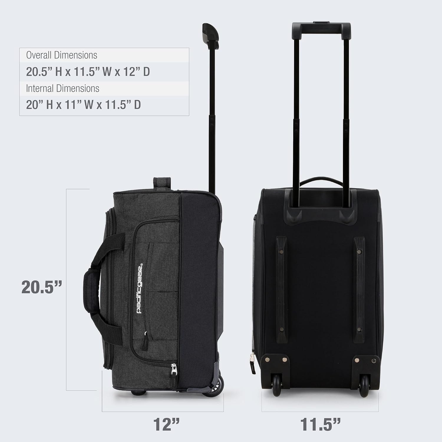 Duffel Bag with Rolling Wheels