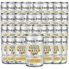 Fever Tree Light Tonic Water - Premium Quality Mixer and Soda - Refreshing Beverage for Cocktails & Mocktails 150Ml Cans - Pack of 30