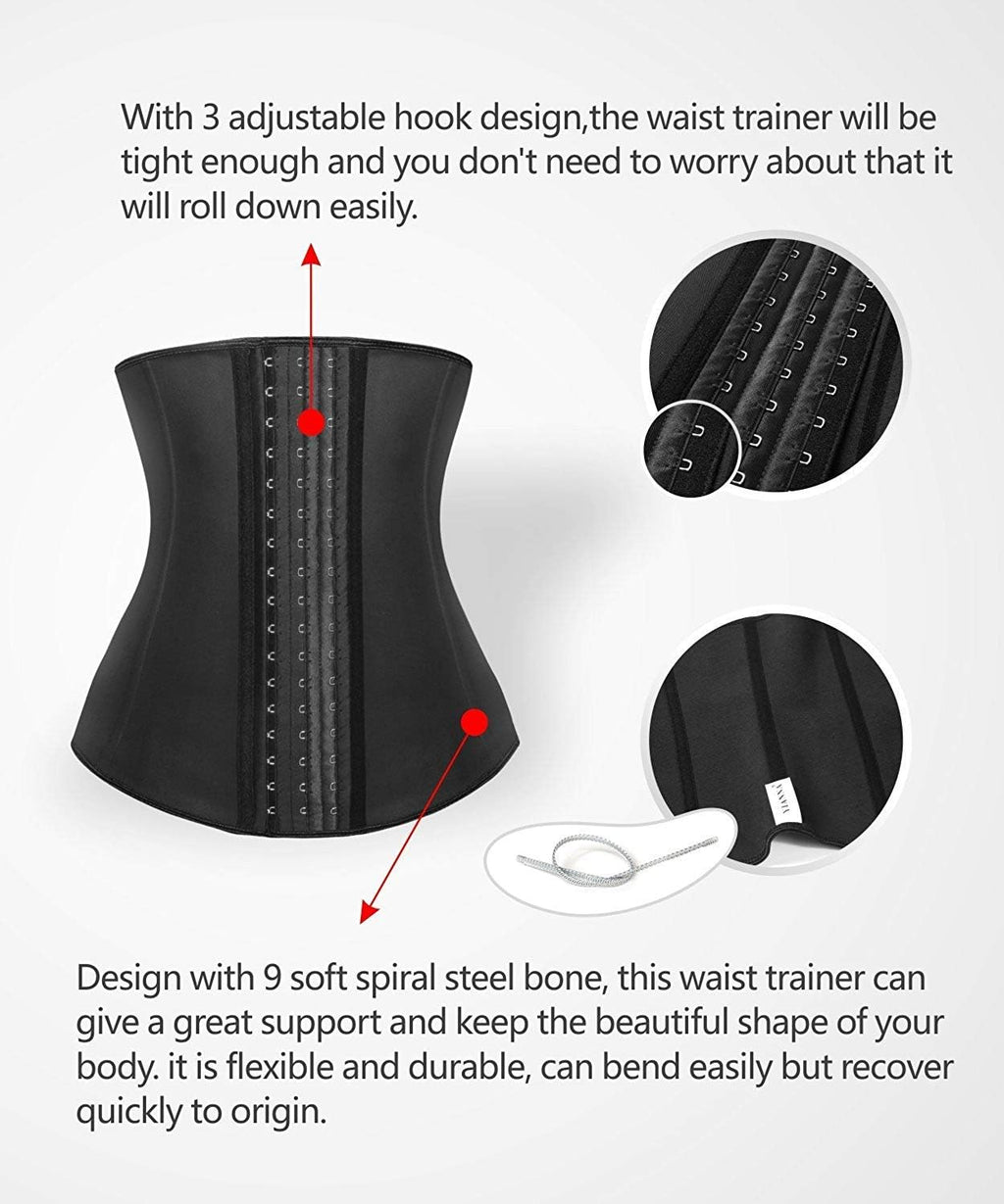 Long Torso Waist Trainer for Women Underbust Corsets Cincher Sport Girdle