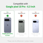 For Google Pixel 10 Pro Crossbody Case Clear Adjustable Shoulder Neck Lanyard Strap Phone Cover for Women Girls Transparent Soft Slim Shockproof Protective Mobile Case for Pixel 10 Pro - Beige