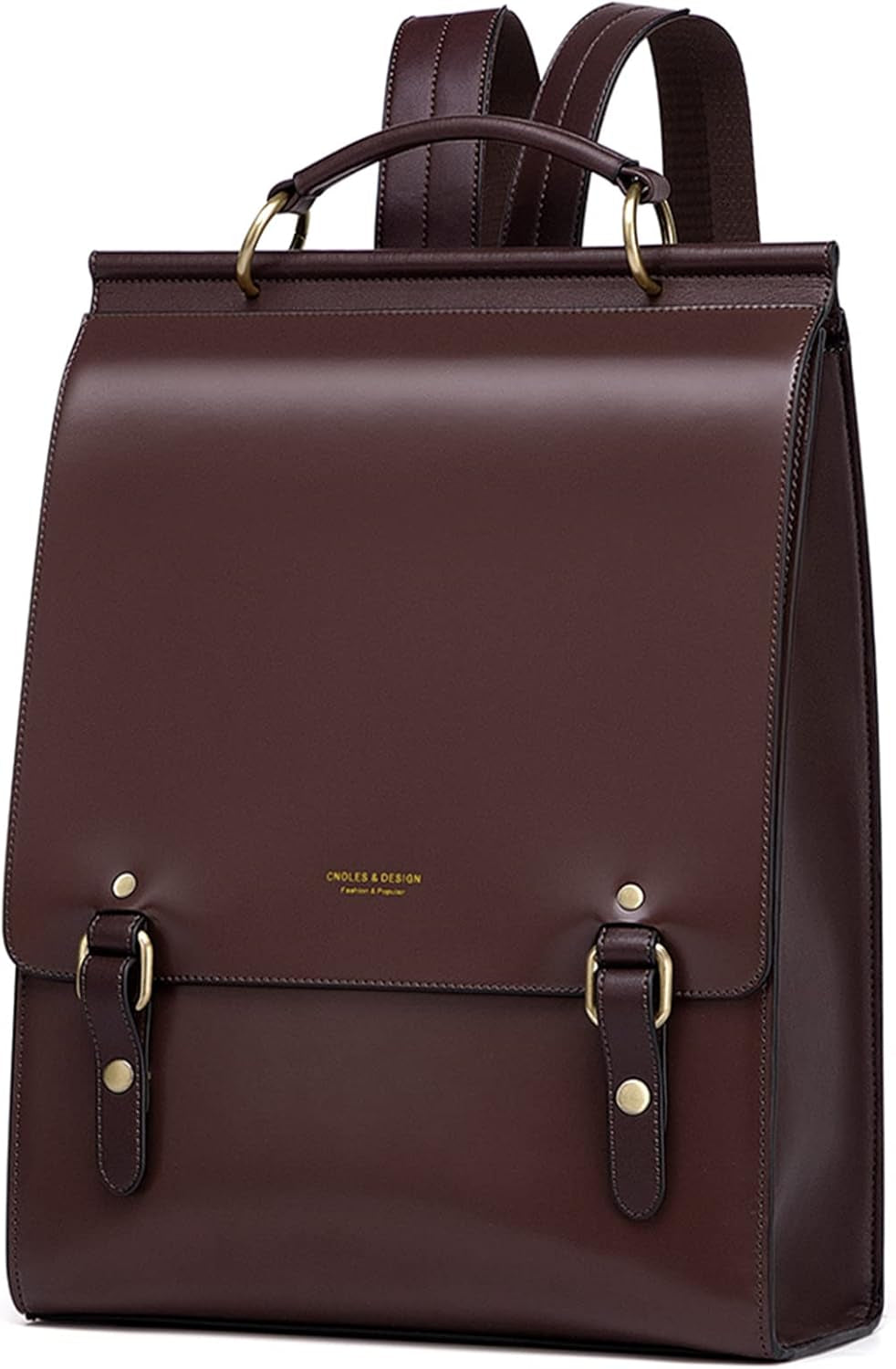 Leather Backpack Purse for Women Fashion Travel Shoulder Bag | Genuine Leather and Microfiber Leather, College Backpacks, Vintage, Casual Work Bag