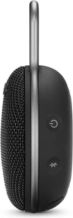 Clip 3, Black - Waterproof, Durable & Portable Bluetooth Speaker - up to 10 Hours of Play - Includes Noise-Cancelling Speakerphone & Wireless Streaming