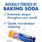 Advance White Toothpaste, Clean Mint Flavor, Stain Defense Technology, 6 Ounce (Pack of 4)