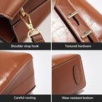 Women Crossbody Handbags Genuine Leather Satchel Handbags for Women Top-Handle Shoulder Tote Purses